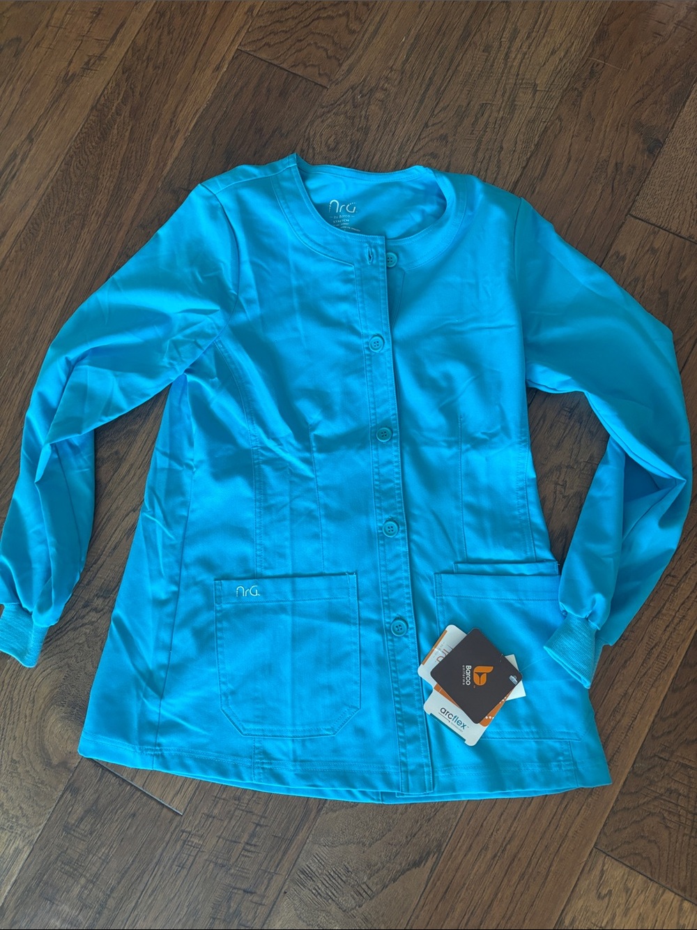 Barco Uniforms Turquoise Women's Scrub Jacket